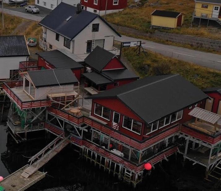 Utsikten Gjesvær Buitenkant foto