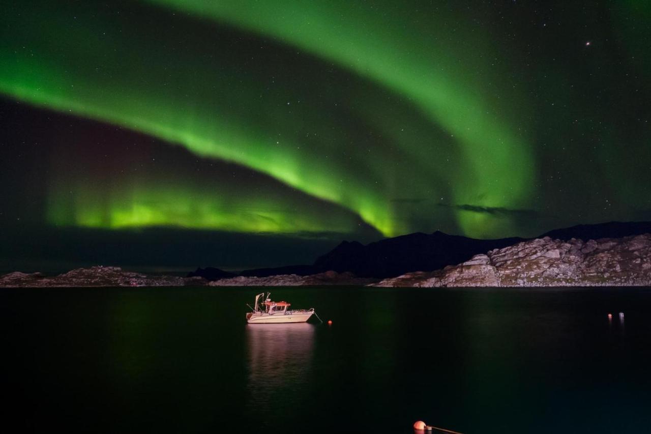 Utsikten Gjesvær Buitenkant foto